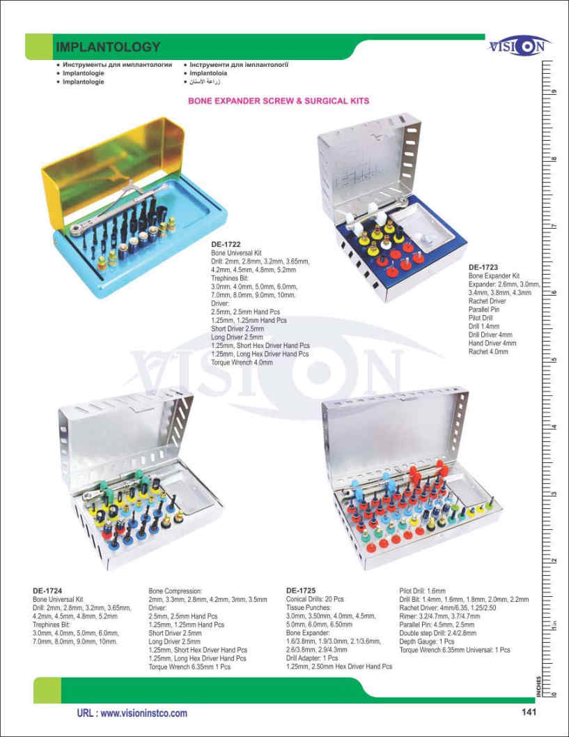 Vision Instruments Company Instruments